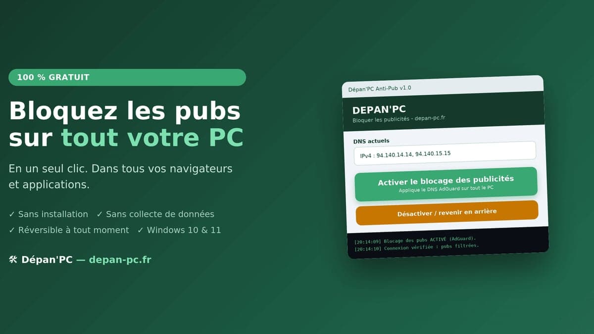 Dépan'PC | Anti-Pub